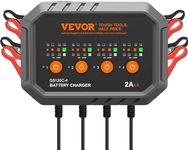 VEVOR Smart Battery Charger, 2A x 4