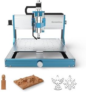 Genmitsu 3030-PROVer MAX CNC Router Machine with Linear Guide & Ball Screw Motion, Achieve ±0.05mm Accuracy for High Precision Metal Aluminum Copper Acrylic Engraving, Supports 4th Axis Rotary Kit