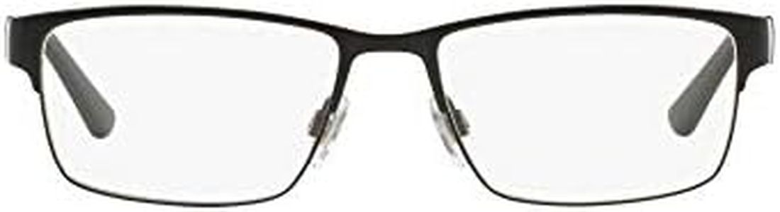 Polo Ralph Lauren Men's PH1147 Prescription Eyewear Frames, Matte Black/Demo Lens, 54 mm