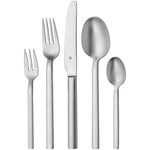 WMF Aleto Cromargan Cutlery Set for 12 People, Silver, 60-Piece