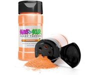 Sweet & Sour Candy Toppers - Sour Orange (85g 1x Shaker Jar) | Fine Candy Powder for Fruit, Candy, & Desserts