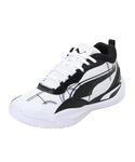Puma Unisex-Adult Playmaker Pro Courtside White-Black Basketball Shoe - 9UK (37832401)