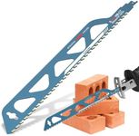 LYDODOKA Concrete Saw Masonry Reciprocating Saw Blade, Tungsten Carbide Teeth Tipped Brick Cutting Recip Saw Blade, Demolition Saw Blade for Cutting Aerated Concrete and Hollow Brick (18-Inch-32TPI)