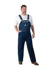 Walls Liberty Men's Rigid Denim Bib Overall, Rigid Denim, 38x32