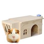 Navaris Guinea Pig House - Hides or Hideout for your Small Pet - Place to Hide for Syrian Hamsters Gerbil Rat Chinchilla Mouse Hamster in Igloo Cottage Houses