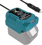 TEPULAS MINI Battery Charger for Makita 18V for Car, Auto Battery Charger Replacement for Makita 18V for Vehicle with Cigarette Lighter Plug (No Battery)