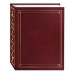 Pioneer Photo Albums Aps 3-Ring Bi-Directional Le Memo Album, Burgundy