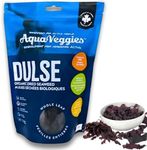Aqua Veggies Organic Dulse Whole Leaf – Sun-Dried Atlantic Seaweed from Bay of Fundy – Iodine-Rich Vegan Superfood – B6, B12, Iron, Calcium, Magnesium – Non-GMO, Raw, Keto – 3.5oz