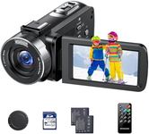 FIREFOTO Video Camera 4K Camcorder, 42MP Vlogging Camera for YouTube 18x Digital Zoom Campact Camera with 3.0 Inch 270°Rotation Screen 4K Video Recorder with 2 Batteries, 32GB Card, Remote Control