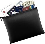 Fireproof Document Bags,13.4”x 9.4”YITIKA Waterproof and Fireproof Money Bag,Fireproof Safe Storage Pouch with Zipper for A4 Document Holder, File, Cash and Tablet