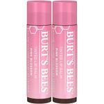 Burt's Bees 100% Natural Moisturizing Tinted Lip Balm, Pink Blossom, 1 Tube, Pack of 2