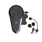 THOKWOK Motorcycle Bluetooth Headset,BT-S3 1000m Helmet Headphones for Snowmobile Motorcycle Bluetooth Communication System Ski Intercom Up to 3 Riders(Boom Microphone, Pack 1)