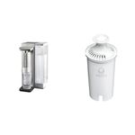 Brita Hub Instant Powerful Countertop Water Filter System + BRITA Water Filter Pitcher Advanced Replacement Filters (1 Count)