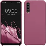 kwmobile Case Compatible with Samsung Galaxy A50 Case - TPU Silicone Phone Cover with Soft Finish - Orchid Violet