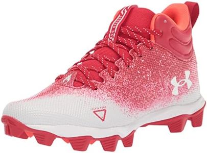 Under Armour Men's Spotlight Fran 2.0 Football Shoe, Red (600)/White, 11