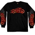 Hot Leathers Mens Classic Novelty t Shirts, Black, Large US