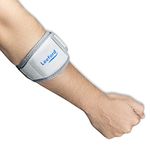 Leeford Polyurethane Tennis Elbow Support Brace Band For Pain Relief(Medium)Elbow Support,Adjustable With Compression Pad,Strap For Gym,For Men&Women,Weightlifting,Volleyball&Other Sports