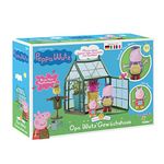 TOOMIES E73339 Tomy Toy Set Peppa Pig Greenhouse for Children to Plant Yourself Set Including Grass Seeds, Creative Set for Boys and Girls from 4 Years, Toy for Toddlers, Muticoloured