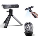 Revopoint Inspire 3D Scanner for 3D Printing Handheld, Portable 3D Model Scanner Up to 18FPS Scanning Speed 0.2mm Accuracy, Full Color 3D Scanning Compatible with Android/iOS/Mac/Win, Advanced Package