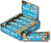 Raw Rev Vegan High-Protein Bars, Crunchy Peanut Butter & Sea Salt, 12g Plant Protein, 12g Fiber, 1.6 Oz, 12 Count (Pack of 1)