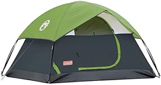 Coleman Polyester Sundome 6 Person Camping Dome Tent with Spacious Waterproof Room & Superior Air Ventilation,5-10 Minutes Easy Setup (Get Complimentary 2 Coleman BYOT Camping Nightout Event Passes)
