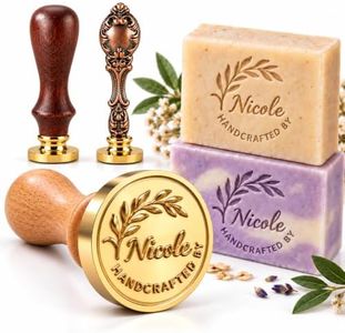 Personalized Soap Stamp for Homemade Soap, Custom Logo Text Brass Stamps