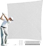 VEVOR Golf Net, 10x15ft Golf Practice Net, Indoor Hitting Net for Golf, Baseball, Hockey, Soccer, Heavy Duty Nylon DIY Ball Net, Sports Netting Barrier for Backyard Driving Training Swing (Net Only)