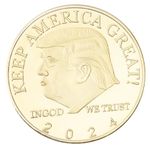 Donald Trump Gold Coin 2024 Trump Merchandise for Collectors