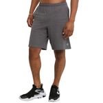 Champion Men's Jersey Short with Pockets Shorts, Granite Heather, M