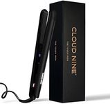 CLOUD NINE The Touch Iron Hair Straightener | Variable Temperature Control Quick Heat Touch Technology Ceramic Floating Plates Spring Flex Styling | Perfect for Smooth Sleek Results