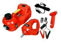 VOLTZ TY155HJ - 5 Ton 12V Hydraulic Car Jack with Electric Wrench Floor DC 12V Electric Repair kit for at Emergency Tire Change Lifting Jack Range 6-17.7 inch
