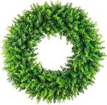 DDHS Large Boxwood Wreath Front Doo
