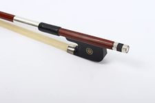 Yinfente 4/4 Cello Bow Full Size Bow Brazil wood Natural Mongolian Bow Hair Ebony Frog Straight (4/4)