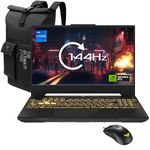 ASUS TUF Gaming F15 FX507VU 15.6-inch FHD (Intel Core i7-13620H (13th Gen), 16GB DDR5 RAM, 512GB SSD, NVIDIA GeForce RTX 4050 6GB GDDR6, Windows 11 Home) includes FREE ASUS Backpack & TUF Gaming Mouse