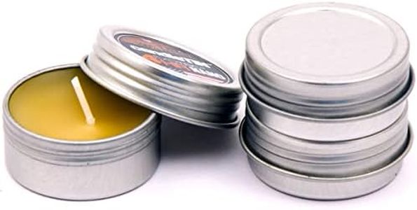 Exotac candleTIN Nano Emergency Beeswax Tealight Candle, Pack of 3