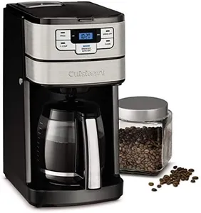 Cuisinart DGB-400 Automatic Grind and Brew 12-Cup Coffeemaker with 1-4 Cup Setting and Auto-Shutoff, Black/Stainless Steel