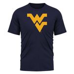 Official NCAA Collegiate Men's Sport Active T-Shirt Primary Logo Collection, West Virginia University/N/Primary Logo, S