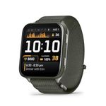 Garmin® Venu® X1, Thin and Lightweight GPS Smartwatch, AMOLED Display, Advanced Health and Fitness Features, Moss with Titanium Caseback and Moss ComfortFit Nylon Band