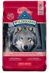 Blue Buffalo Wilderness High Protein Grain Free, Natural Adult Dry Dog Food, Salmon 10.8 Kg Bag - Large Bag, Kibble