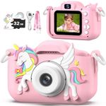 Kids Camera, masterbee Toys Children Camera for Kids Age 3-12, Christmas/Birthday Gifts for Girls, 1080P HD Video Kids Digital Camera, Children Camera Gift for 3 4 5 6 7 8 9 10 11 12 Year Old Girl