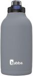 bubba Radiant Insulated Stainless Steel Water Bottle with Push-Button Chug Lid, 64 oz, Bass