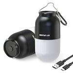 GEARLITE Camping Light Rechargeable,Portable Hanging Camping Lantern,2 Lighting Modes Camping Lamp,Waterproof LED Tent Light for Camping,Hiking,Fishing,Emergency(2 Pack)