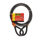 Burg-Wachter 15MMX2.1M BRAID STEEL CABLE 152C, Black, 15mm x 2.1m