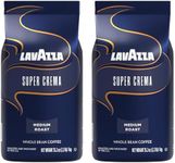 Lavazza Super Crema Espresso Whole Bean Coffee, 2.2-Pound Bag 2-Pack by Lavazza