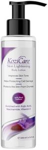 Kozicare Cream Saffron Body Lotion for Summer | Shea Butter Body Lotion, Niacinamide & Kojic Acid Body Lotion | Reduce Dryness & Flakiness | Soft, Supple & Moisturize Skin - 200 Ml