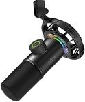 Fifine USB Dynamic Microphone, RGB 