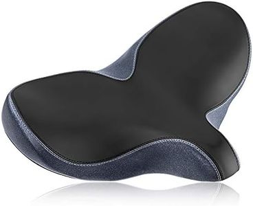 YLG Oversized Comfort Bike Seat Comfortable Replacement Bike Saddle Memory Foam Soft Bike Saddle Waterproof Universal Fit Bicycle Seat for Women Men