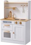 Hooga Toy Kitchen, Wooden Play Kitc