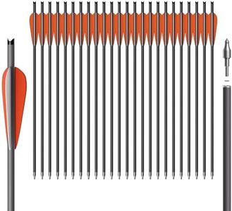 NorthSpoor 24Pcs 20 Inch Crossbow Bolt,Hunting Carbon Arrows for Outdoor Target Practice