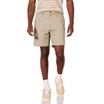 Amazon Essentials Men's Classic-Fit 7 Inch Chino Shorts, Khaki Brown, 33W